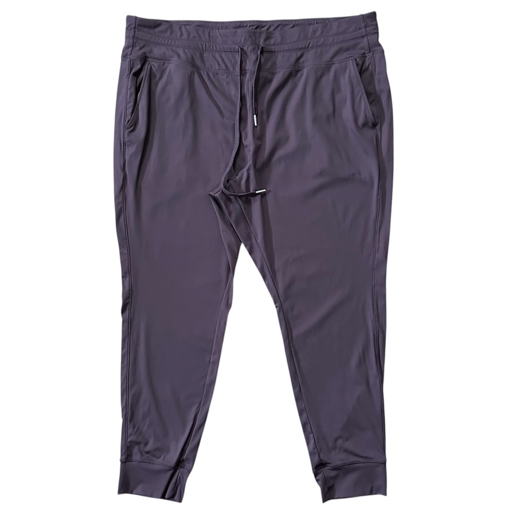 HALARA High Rise Elastic Waistband Lightweight Joggers Purple Size 3X